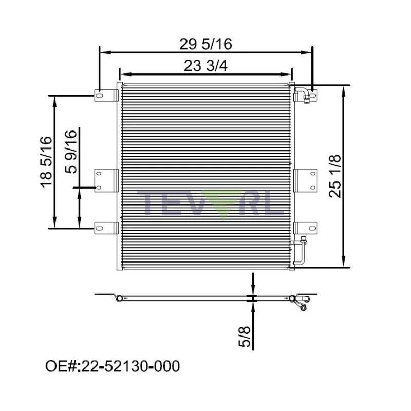 10103013 Freightliner Condenser