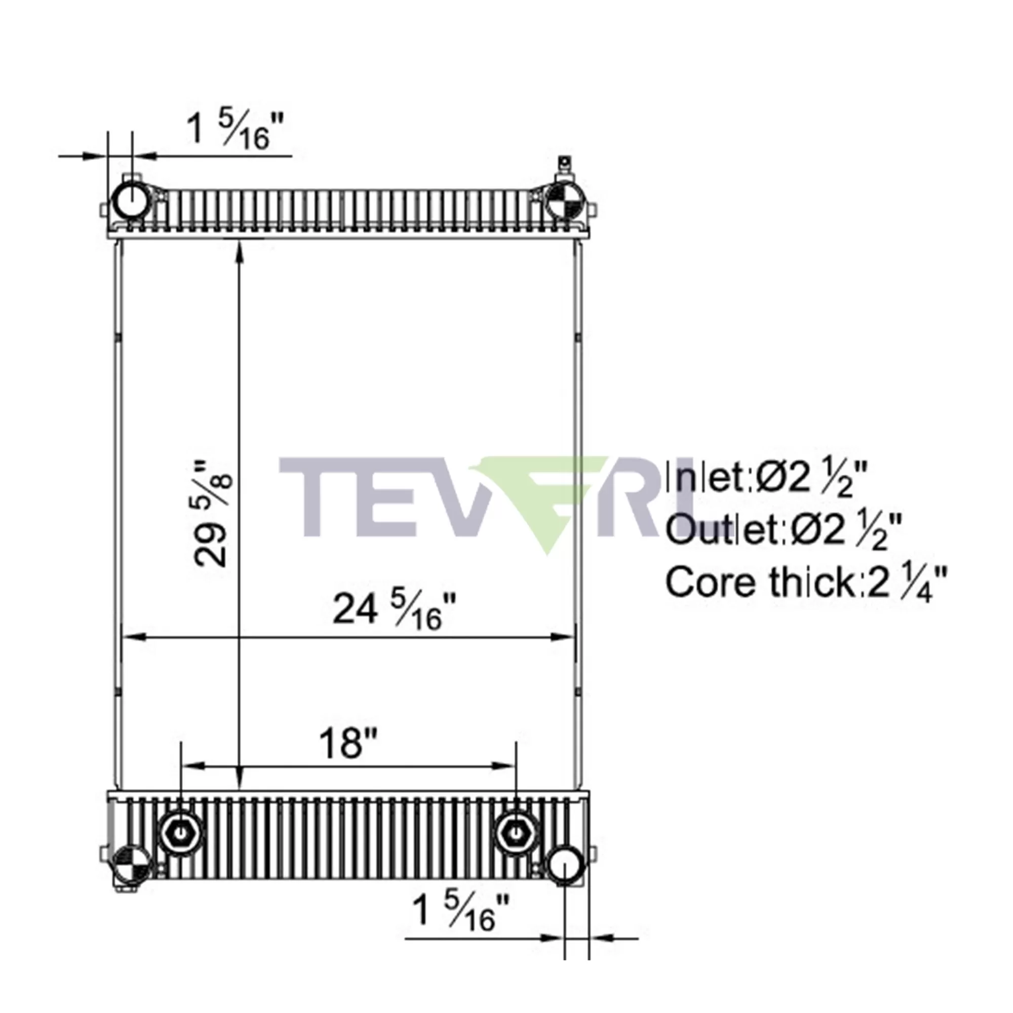 10101030 Freightliner Radiator