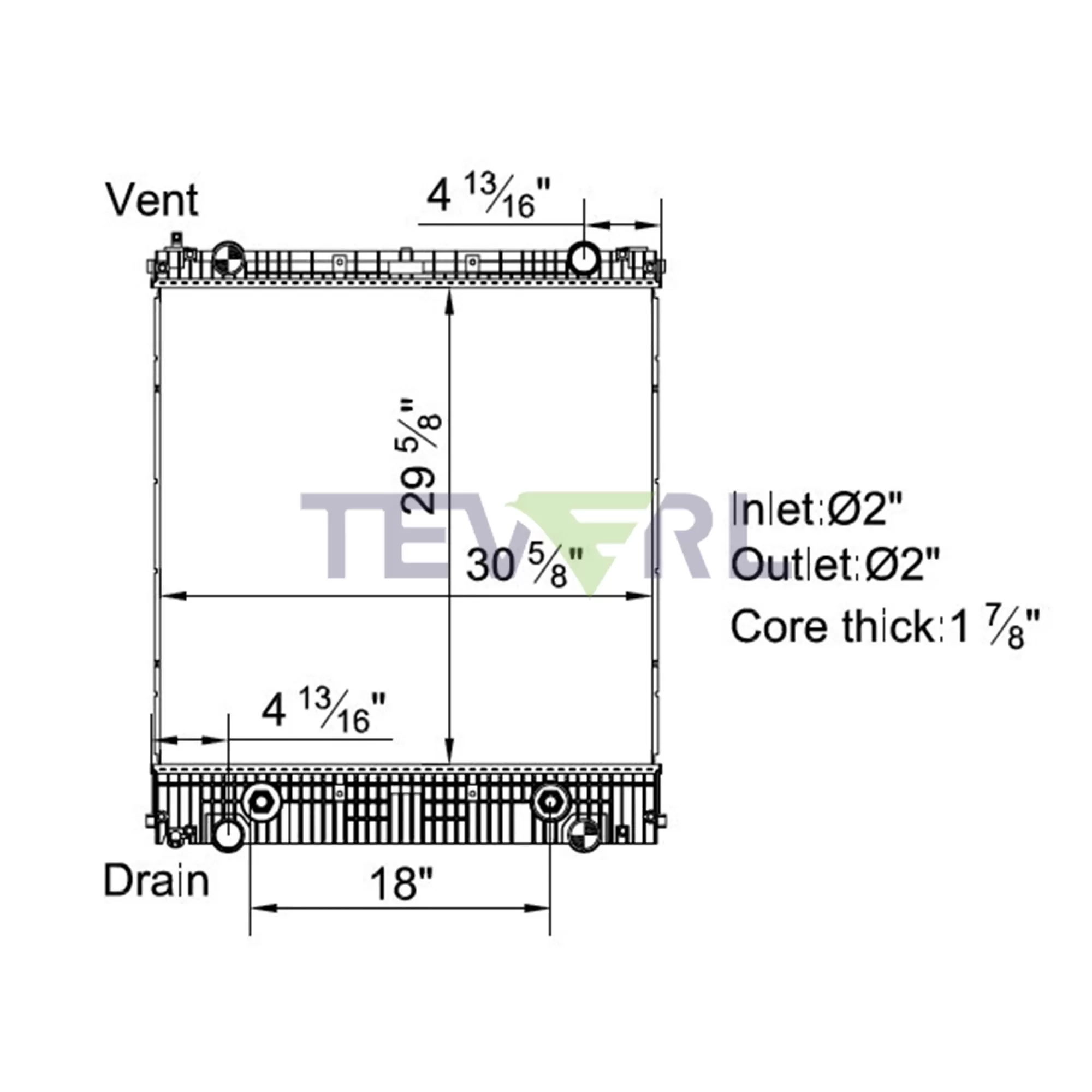 10101037 Freightliner Radiator