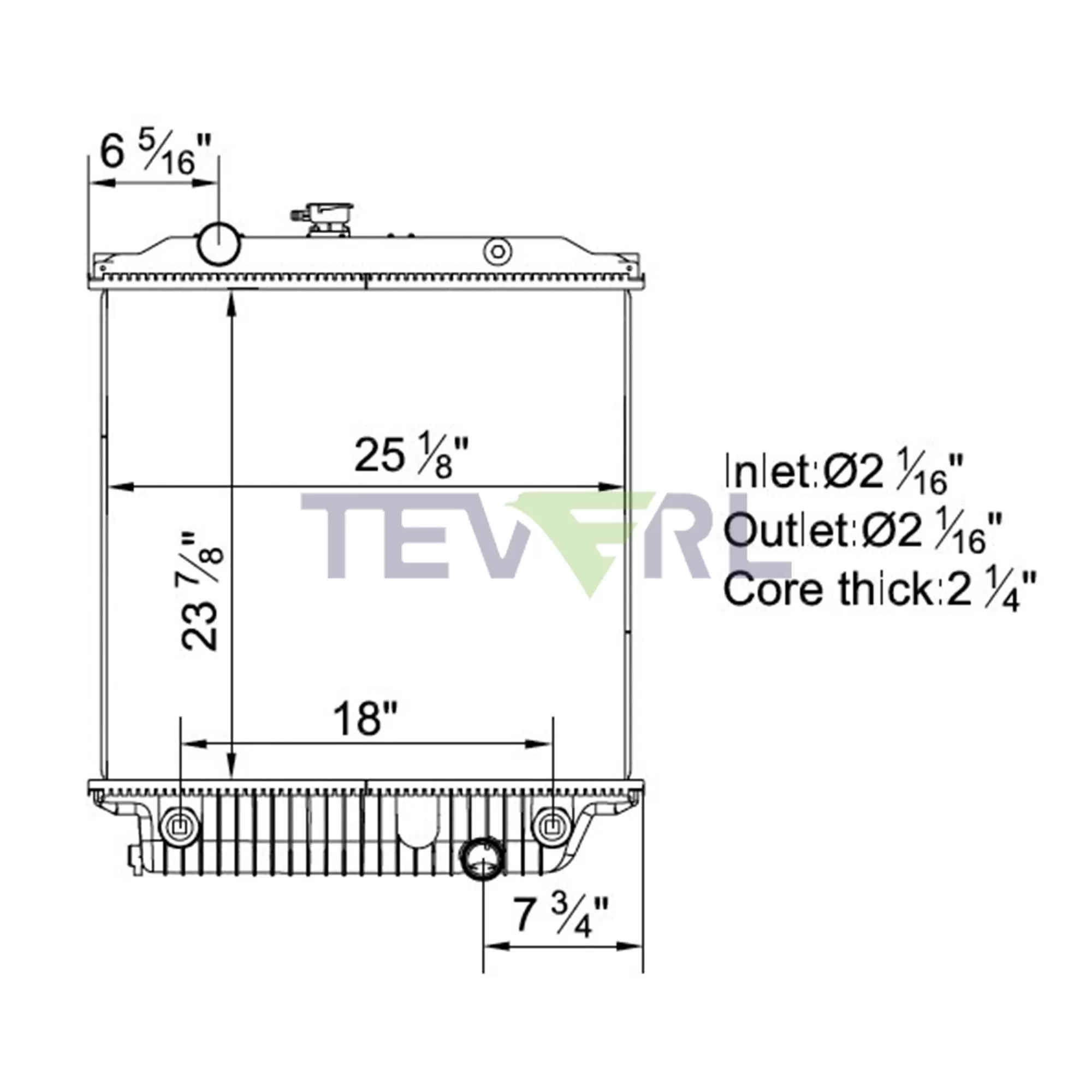 10101051 Freightliner Radiator