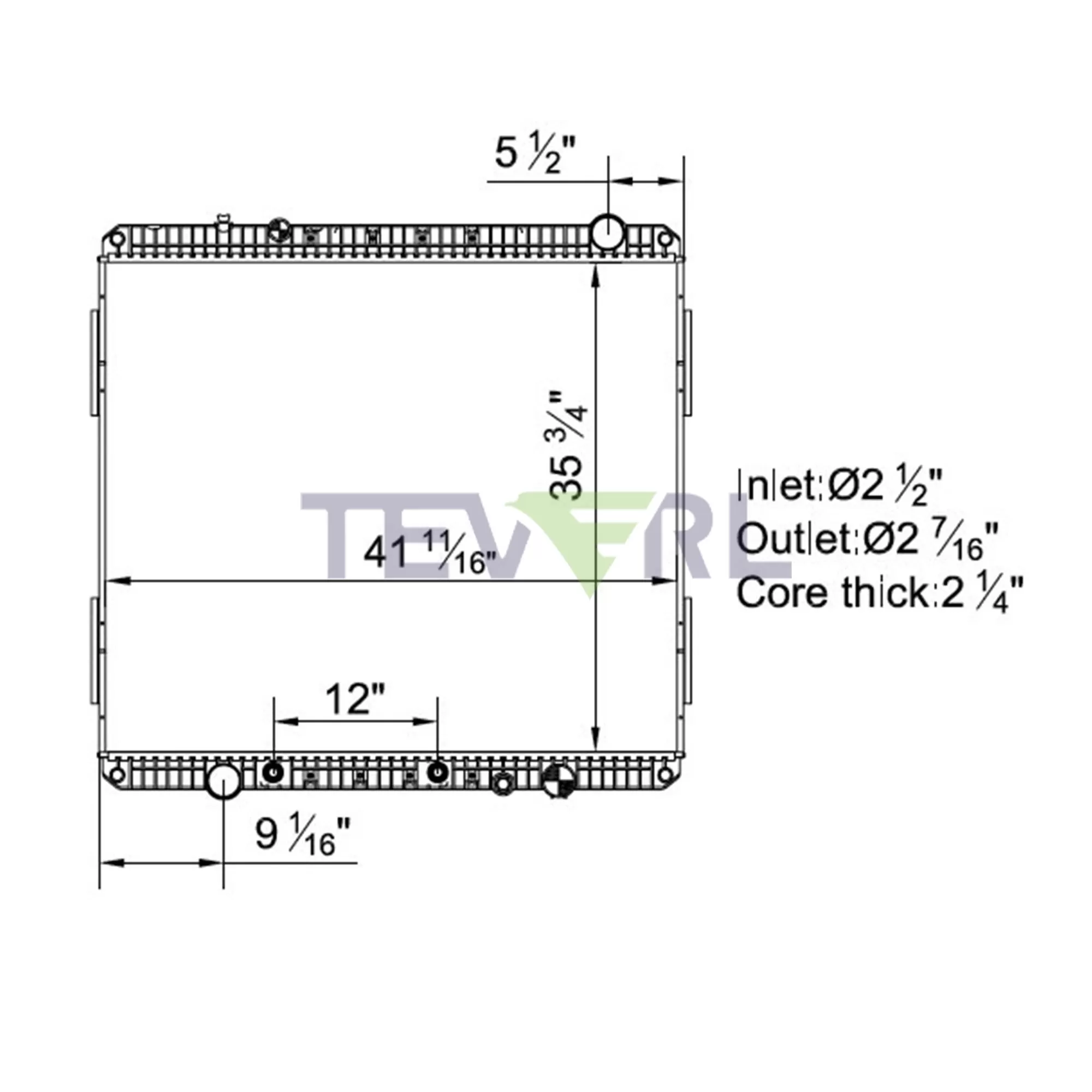 10101060 Freightliner Radiator