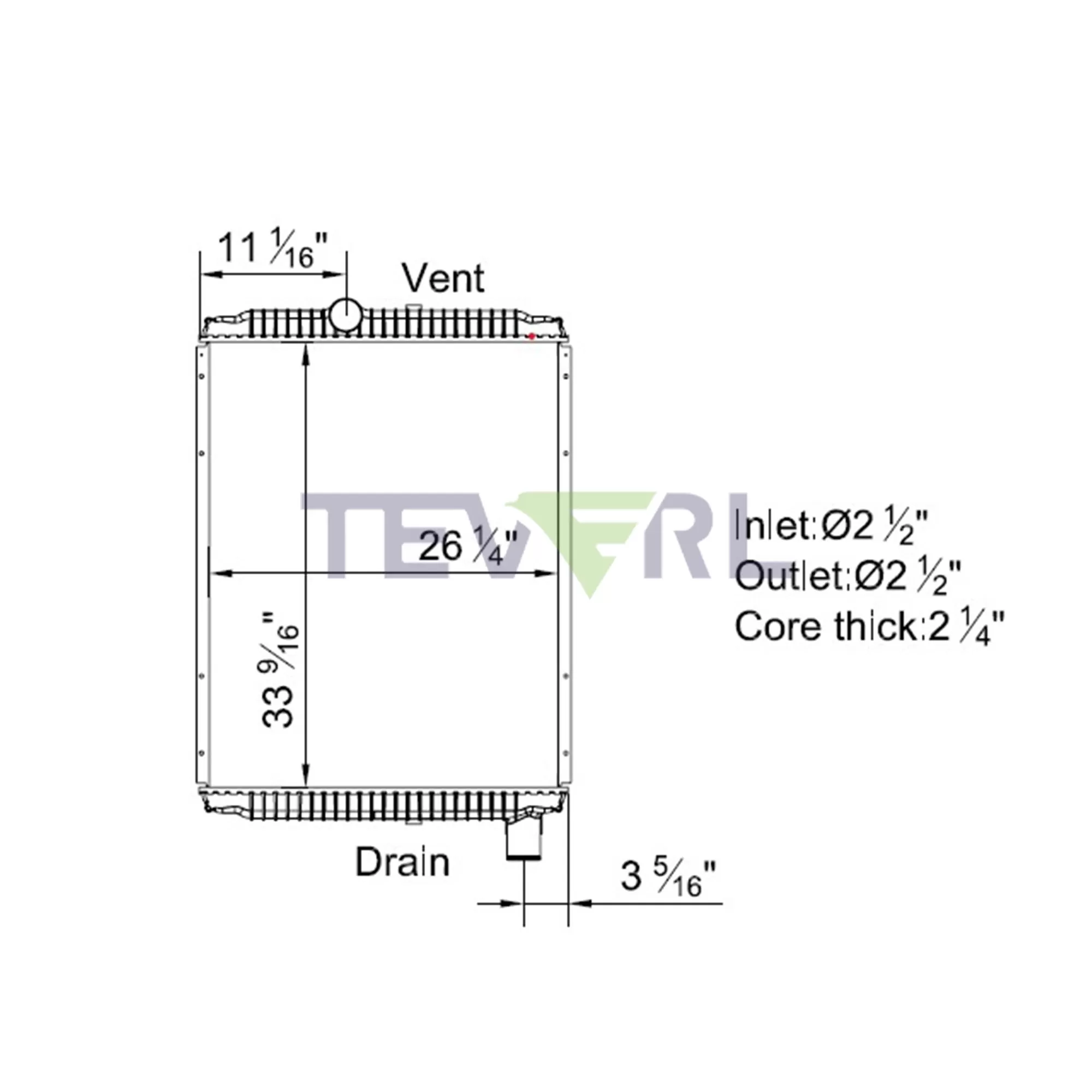 10601006 International Radiator