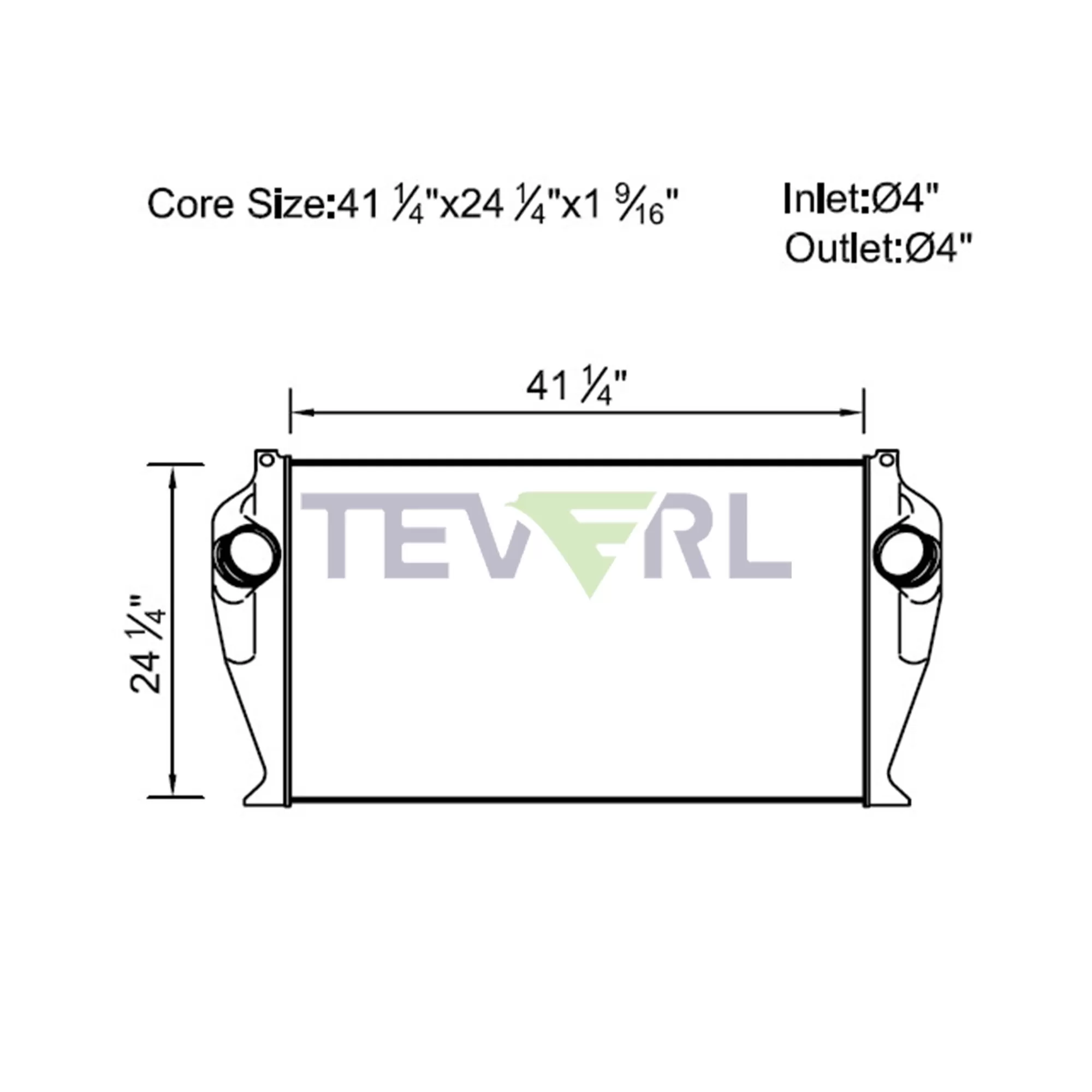 10602007 International Charge Air Cooler