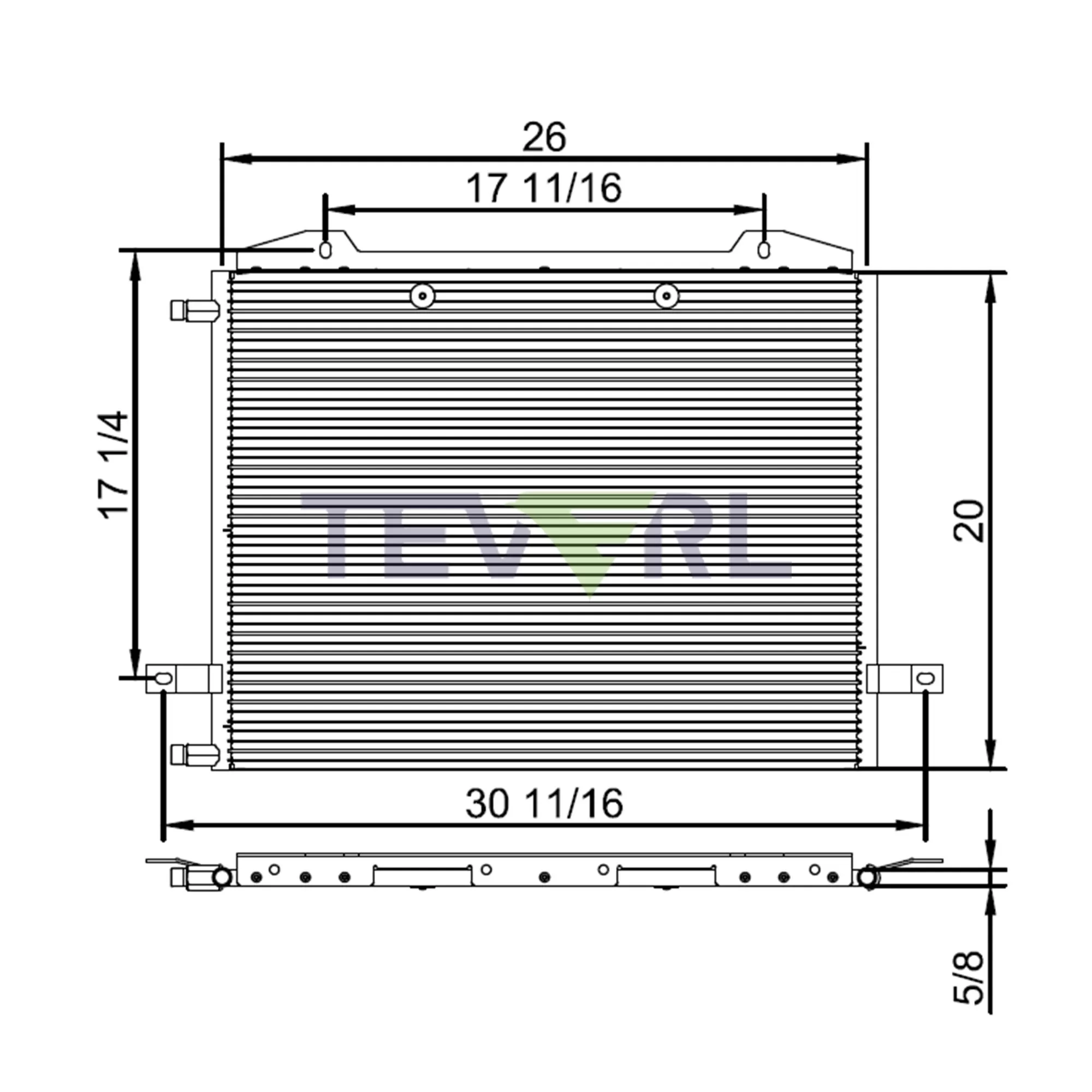 10103016 Freightliner Condenser