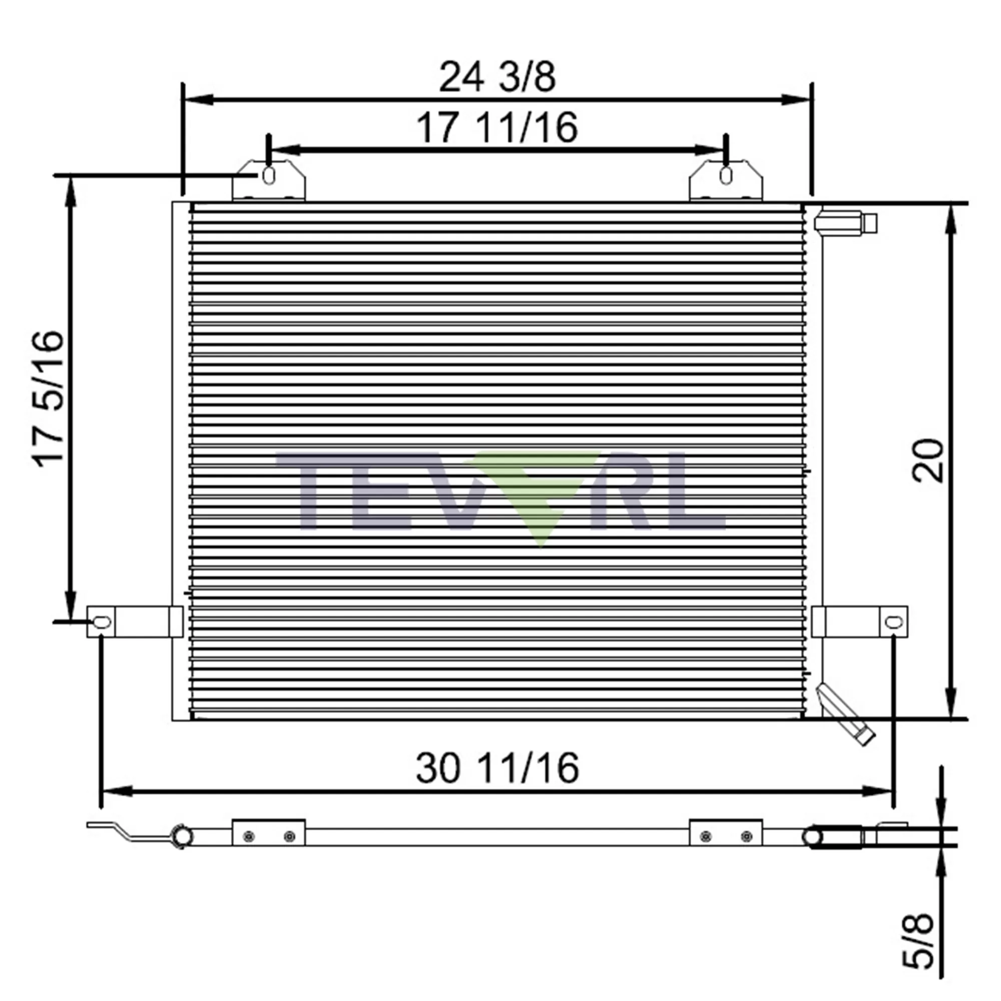 10103018 Freightliner Condenser