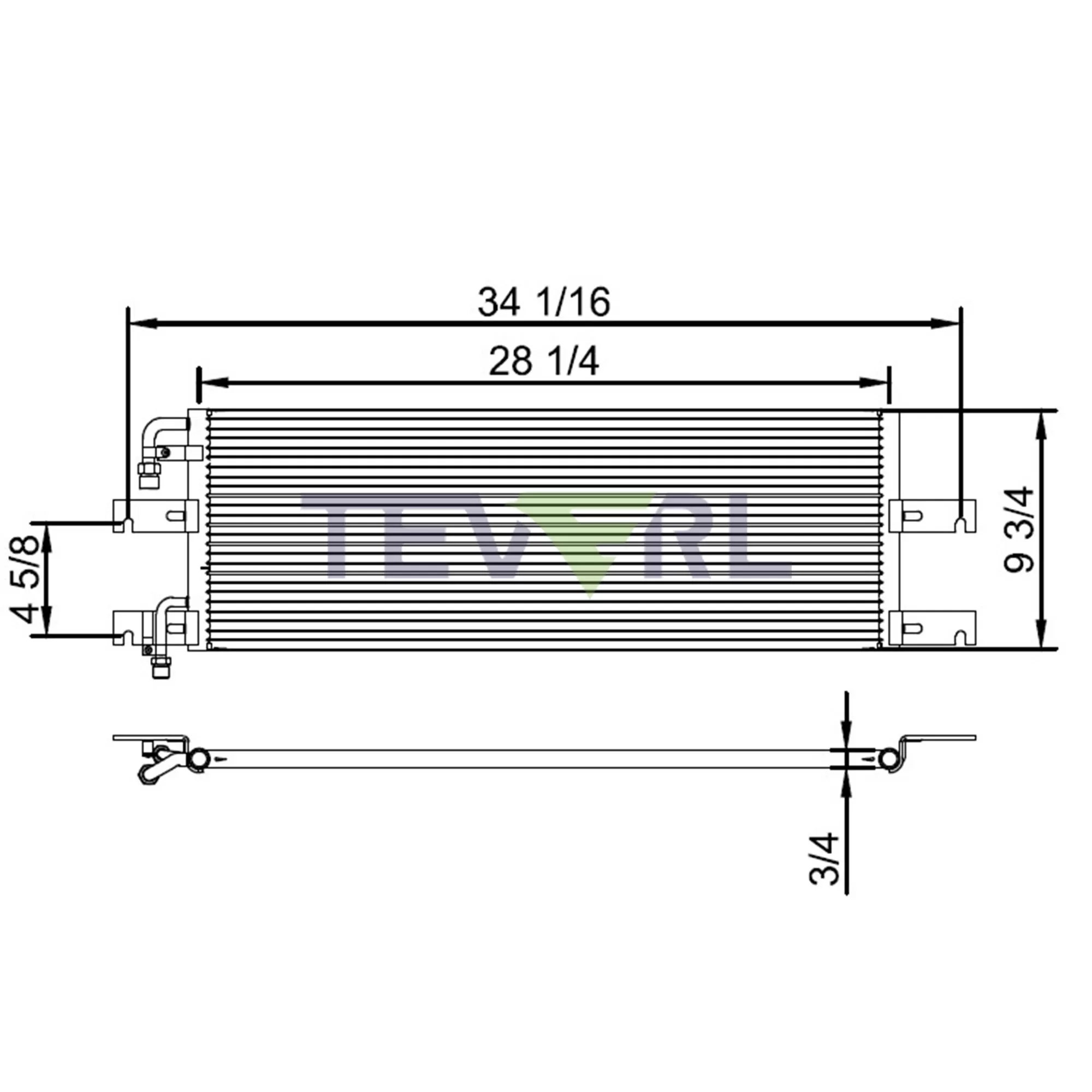 10103019 Freightliner Condenser