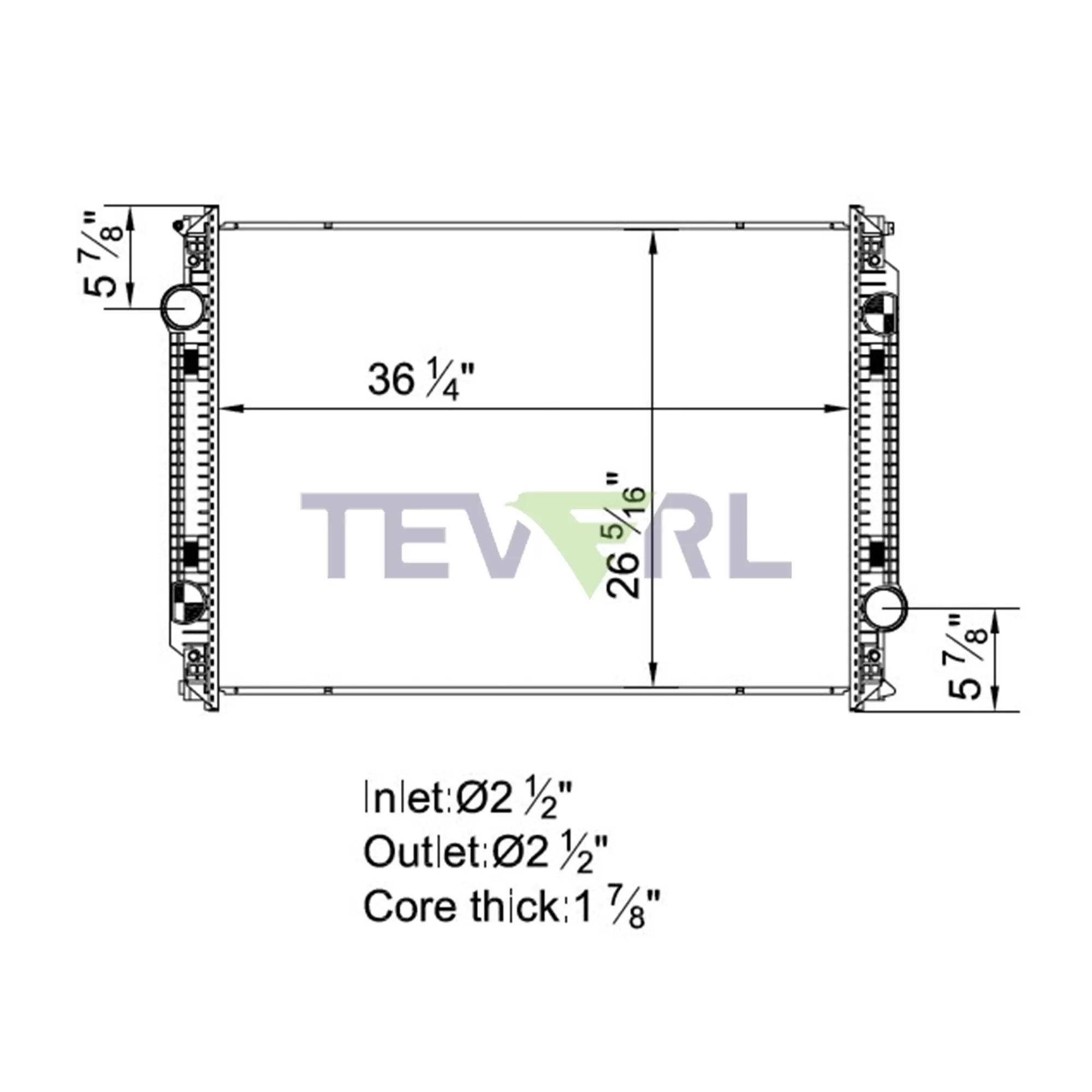 10101053 Freightliner Radiator