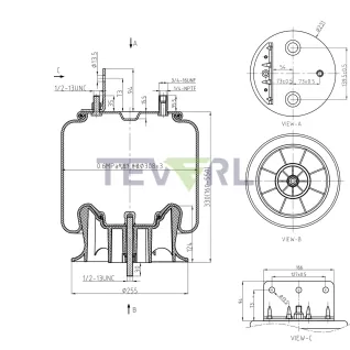 30103047 AIR SPRING 64263