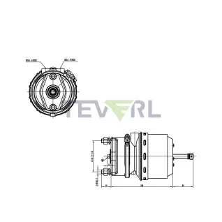 30102030 T20/24 Diaphragm Piston Brake Chamber