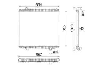 10901011 MAN Radiator