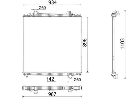 10901023 MAN Radiator